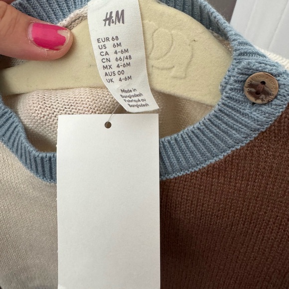 Baby boy color block sweater - Picture 3 of 3